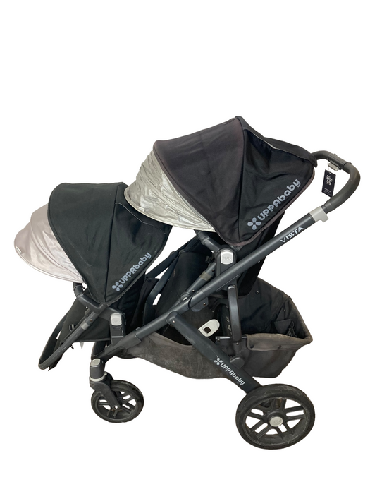 UPPAbaby VISTA Double Stroller, Jake (Black), 2019