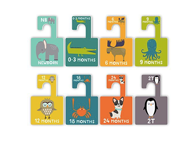 Lucy Darling Closet Divider Set, Little Animal Lover