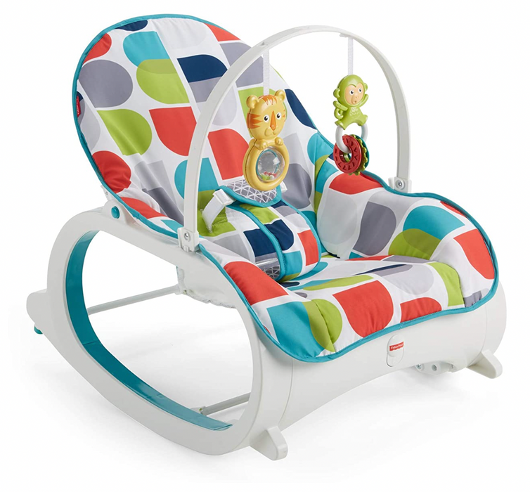 Fisher Price Infant To Toddler Rocker, Pinwheels Multi