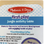 Melissa & Doug Jungle Wooden Activity Table