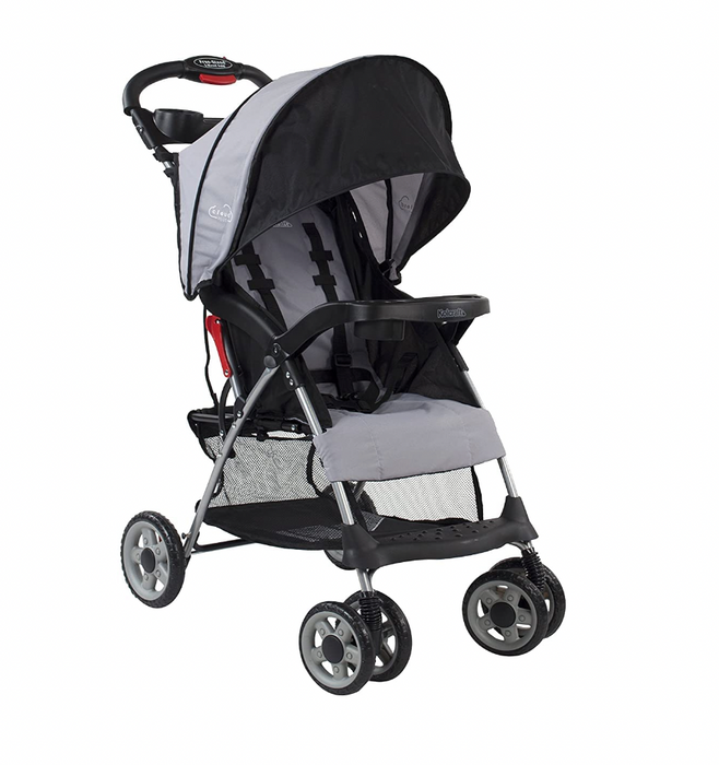 Kolcraft Cloud Plus Lightweight Stroller, 2021, Black/Grey