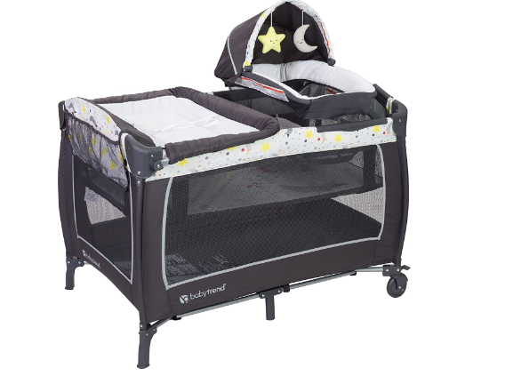 Baby Trend Lil Snooze Deluxe II Nursery Center, Twinkle Twinkle Little Moon