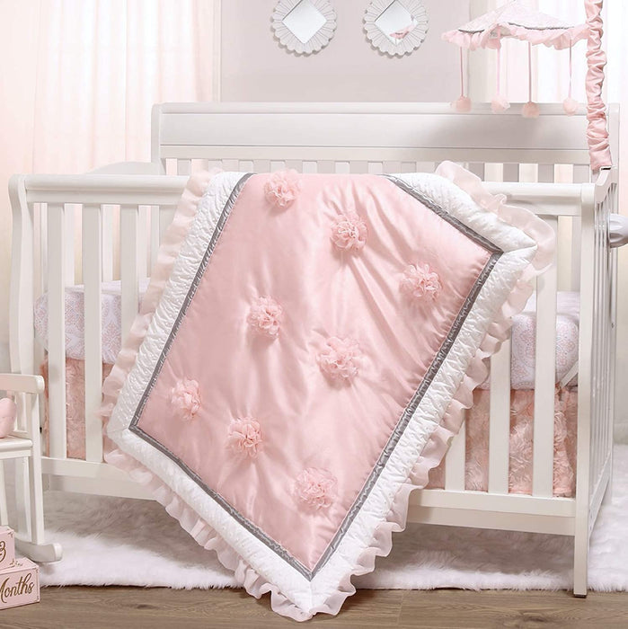 The Peanut Shell 4-Piece Crib Bedding Set