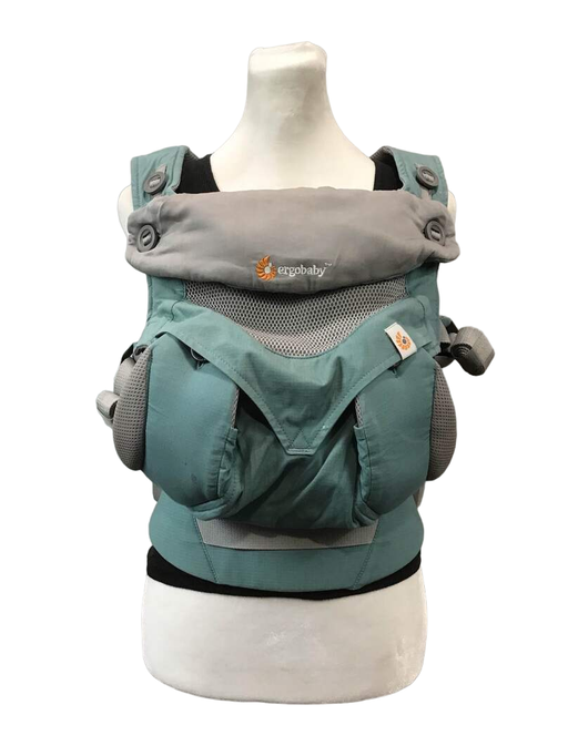 used Ergobaby 360 All Positions Cool Air Mesh Baby Carrier, Icy Mint