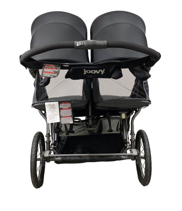 Joovy Zoom X2 Double Jogging Stroller, 2021, Forged Iron