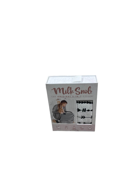 used Milk Snob Multi-Use Cover, Black and White Signature