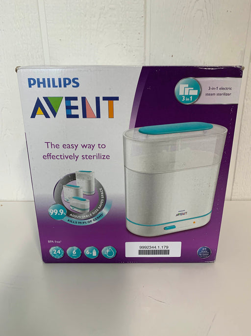 secondhand Philips Avent 3-in-1 Electronic Steam Sterilizer