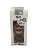 used Bibs 2-Pack Pacifiers, Size 2, Dark Oak/Blush - HIDDEN NEEDS PHOTOS 4/13