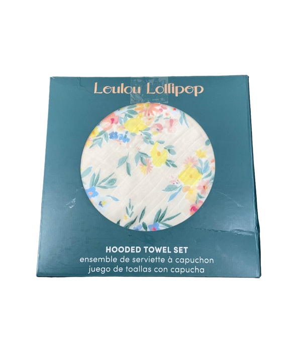 used LouLou Lollipop Hooded Towel Set