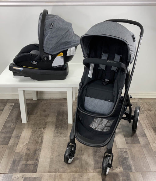 used Evenflo Shyft Travel System Stroller With Securemax Infant Car Seat