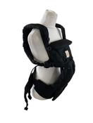 used Ergobaby Omni 360 Cotton Baby Carrier, Pure Black, all in one