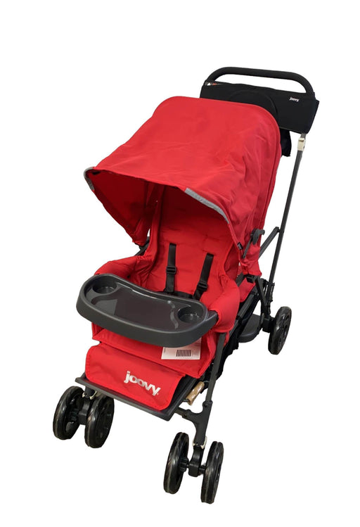 used Joovy Caboose Ultralight Graphite Stroller, 2021, Red