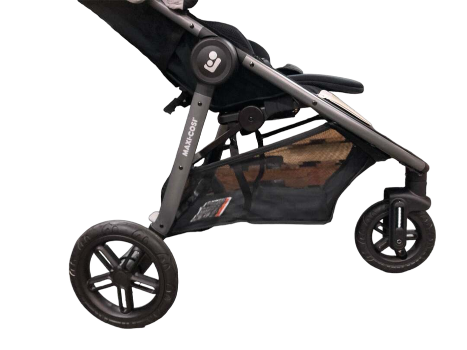 secondhand Maxi-Cosi Gia XP 3-Wheel Travel System with Mico Luxe Car Seat, 2022, Midnight Moon