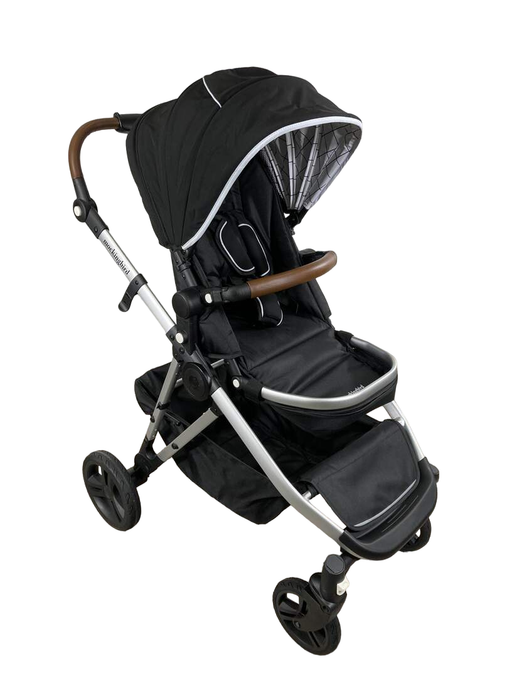 used Mockingbird Single to Double Stroller, 2023, Silver with Penny Leather, Windowpane, Black