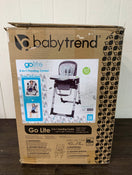 secondhand Baby Trend Go Lite 3 In 1 Feeding Center,  Drip Drop Blue