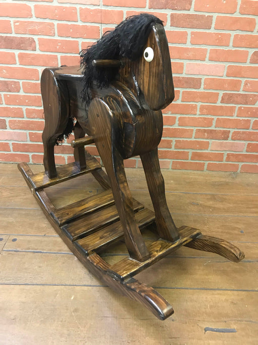 secondhand Handcrafted Amish Style Rocking Horse