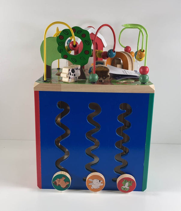 secondhand Battat Wooden Activity Cube