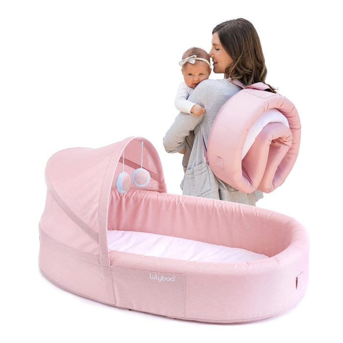 used Lulyboo Cuddle & Play Lounge, Blush