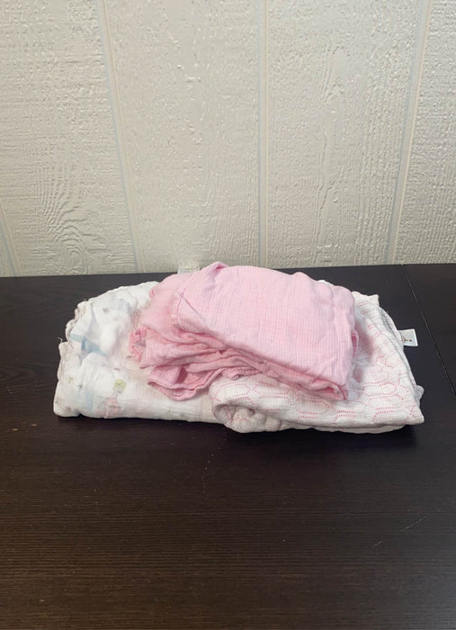 used Aden + Anais Cotton Muslin Swaddle Bundle