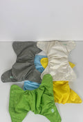 secondhand BUNDLE wegreeco One Size Cloth Pocket Diapers, -5 diapers 5 bamboo liners