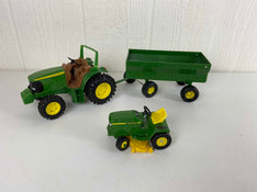 used John Deere Tractor And Wagon Set