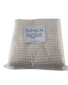 used Simka Rose Waffle Baby Blanket, Natural