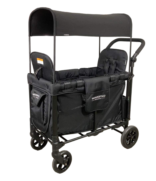 used Wonderfold W2 Original Multifunctional Double Stroller Wagon, 2022, Black