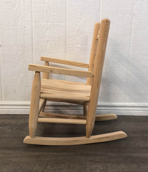 secondhand Child’s Wooden Rocking Chair, -20" x 14.5" x 23.5"