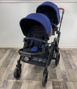 used Contours Curve Double Stroller, 2018, Indigo Blue