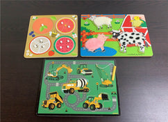 used BUNDLE Wooden Puzzles