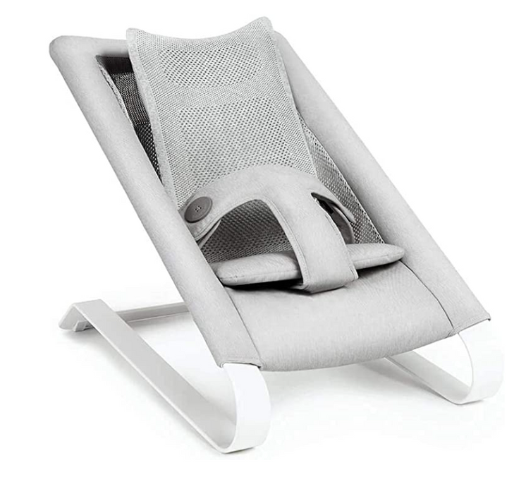 used Bombol Bamboo 3Dknit Bouncer, Pebble Grey