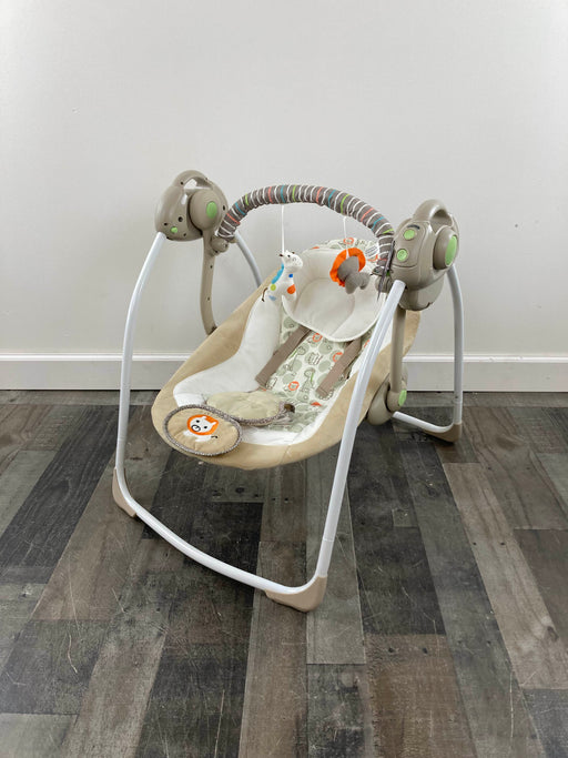 secondhand Bright Starts Portable Swing, Comfort & Harmony