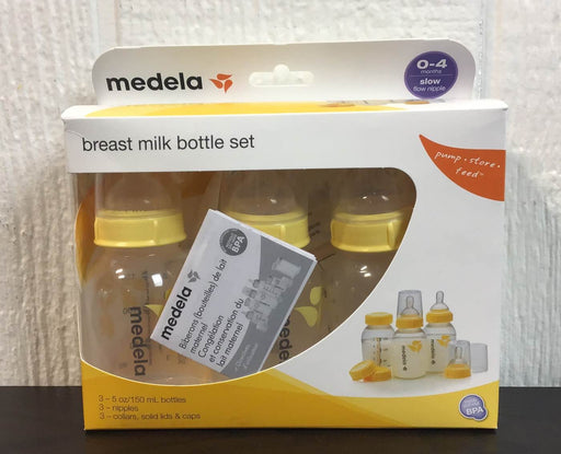 used Medela Breastmilk Bottle Set