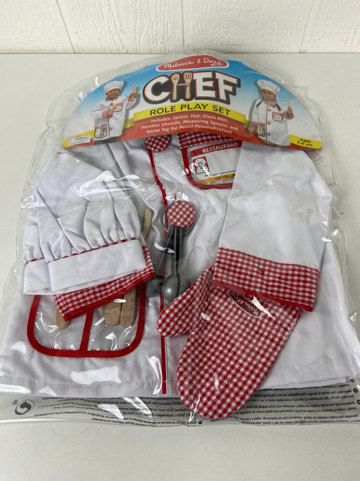 used Melissa & Doug Chef Role Play Costume Set