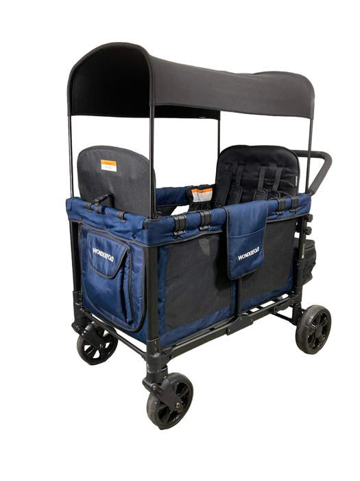 used Wonderfold W4 Multifunctional Quad Stroller Wagon, 2023, Noble Navy