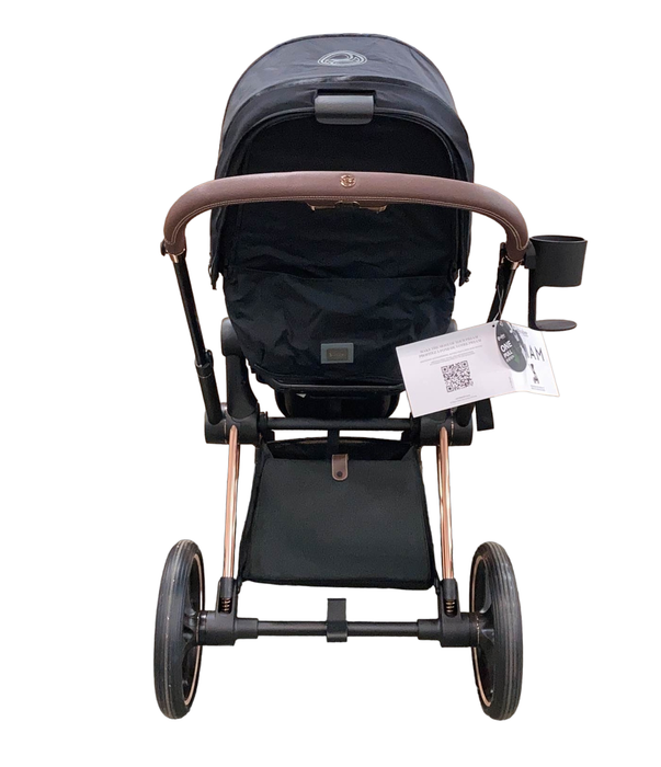 Cybex PRIAM Stroller, Rosegold, Deep Black, 2022