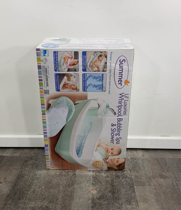 secondhand Summer Infant Lil Luxuries Whirlpool Bubbling Spa & Shower