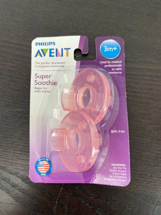 used Philips Avent Pacifiers, 3+ months