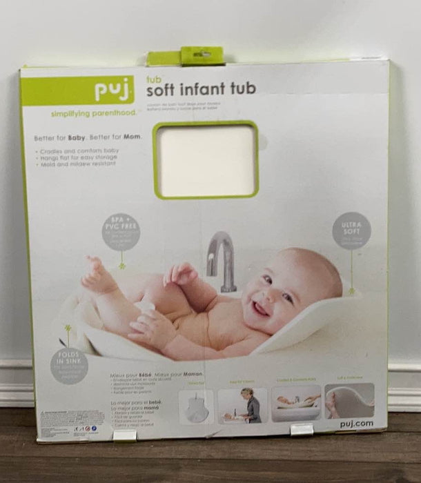 used Puj Foldable Baby Bathtub, White