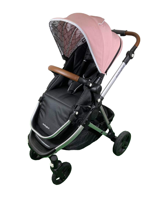 secondhand Mockingbird Single Stroller, 2023, Bloom, Windowpane, Silver With Penny Leather