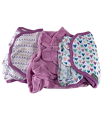 used Summer Infant SwaddleMe Original Swaddle Wrap 3pk, Sm/Med, Pink Hearts