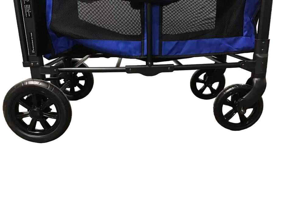 used Wonderfold W2 Original Multifunctional Double Stroller Wagon, Blue, 2019