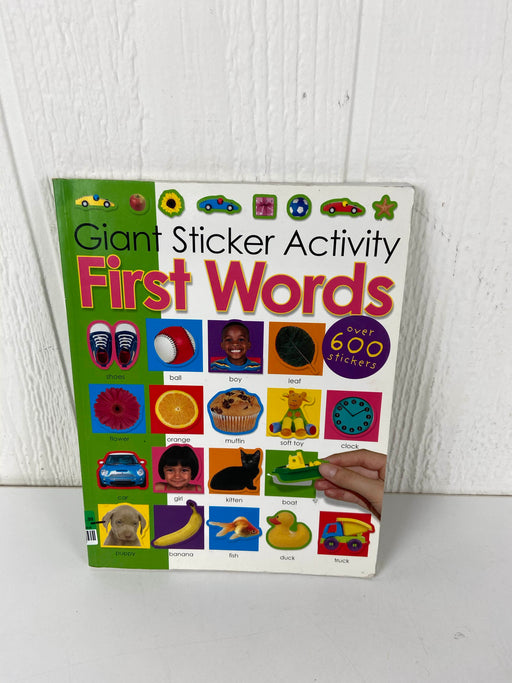 used Roger Priddy Giant Sticker Activity First Words