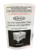 secondhand Graco Pack 'n Play Simple Solutions Portable Playard