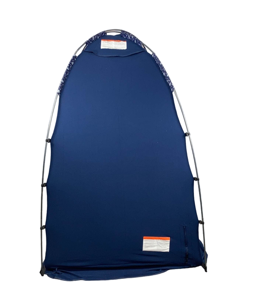 secondhand SlumberPod 3.0 Sleep Canopy with Fan, Navy with Night Sky Accents