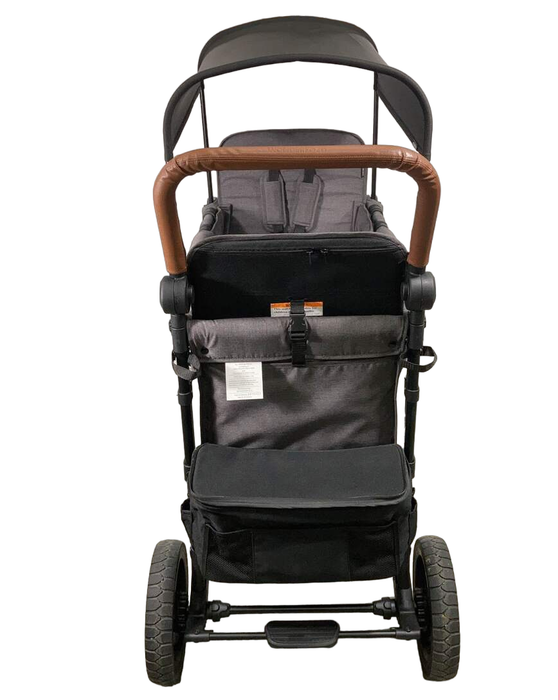 used Wonderfold W2 Luxe Multifunctional Double Stroller Wagon, 2021, Charcoal Black