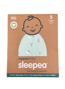 used Happiest Baby Sleepea Swaddle, Small, Teal Planets