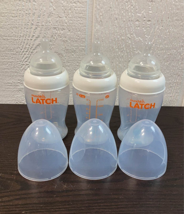 secondhand Munchkin Latch Bottles, 3pk