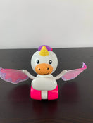 secondhand Fisher Price Push And Flutter Unicorn