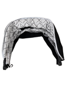 secondhand Mockingbird Extendable Canopy with Sunshade, Black, Windowpane